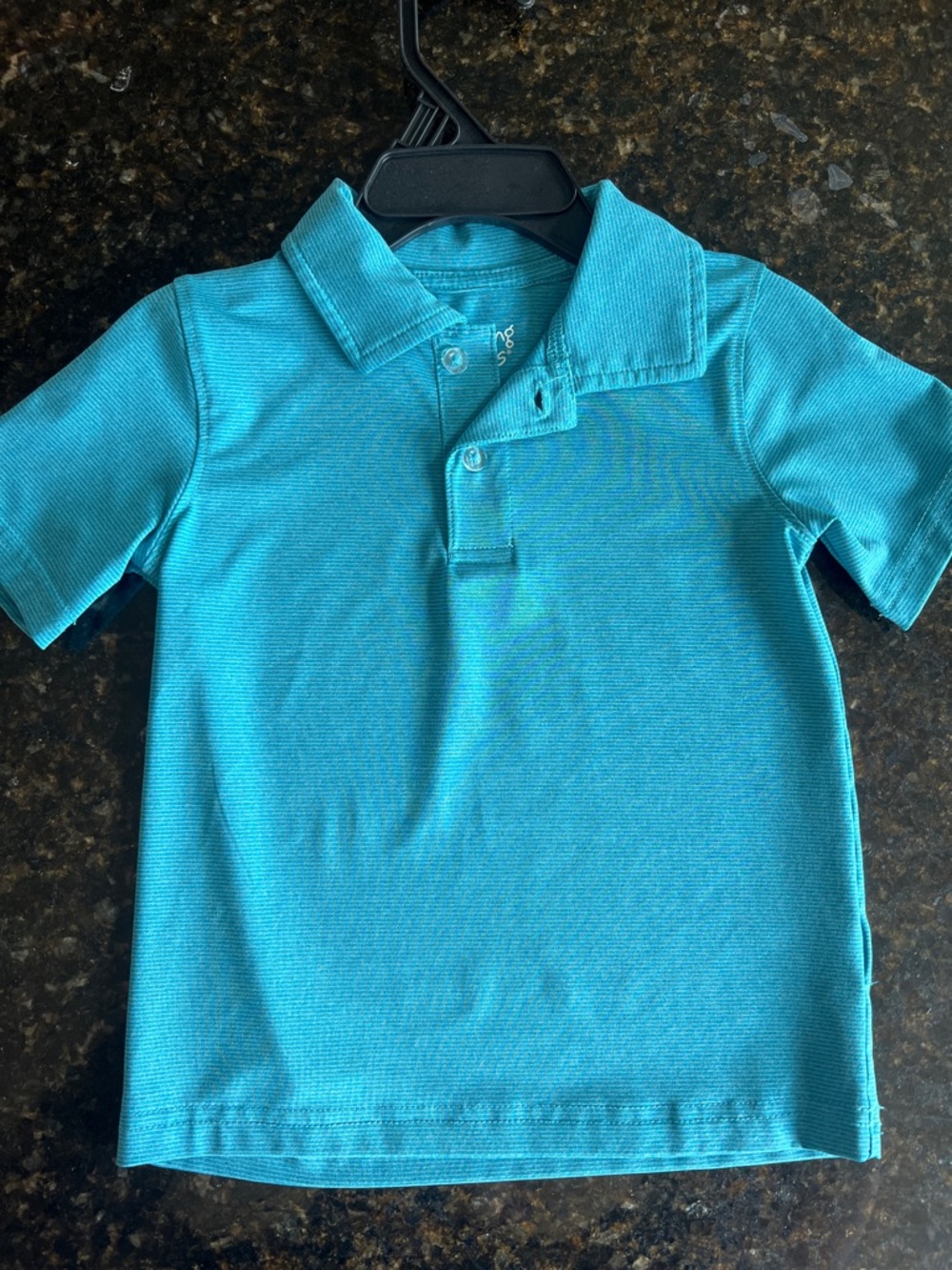 jumping beans Teal Short Sleeve Polo Shirt